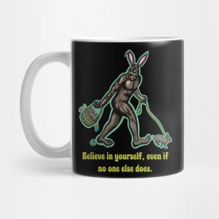 Sasquatch and Easter Bunny Mug